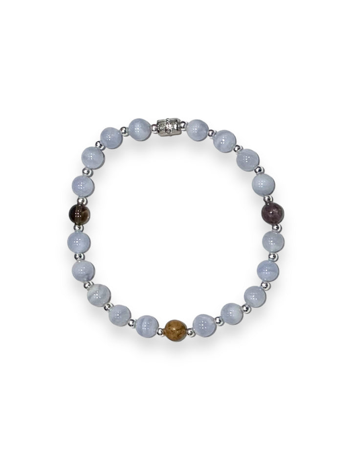 Indulgence Reigns Blue Lace Agate Bracelet