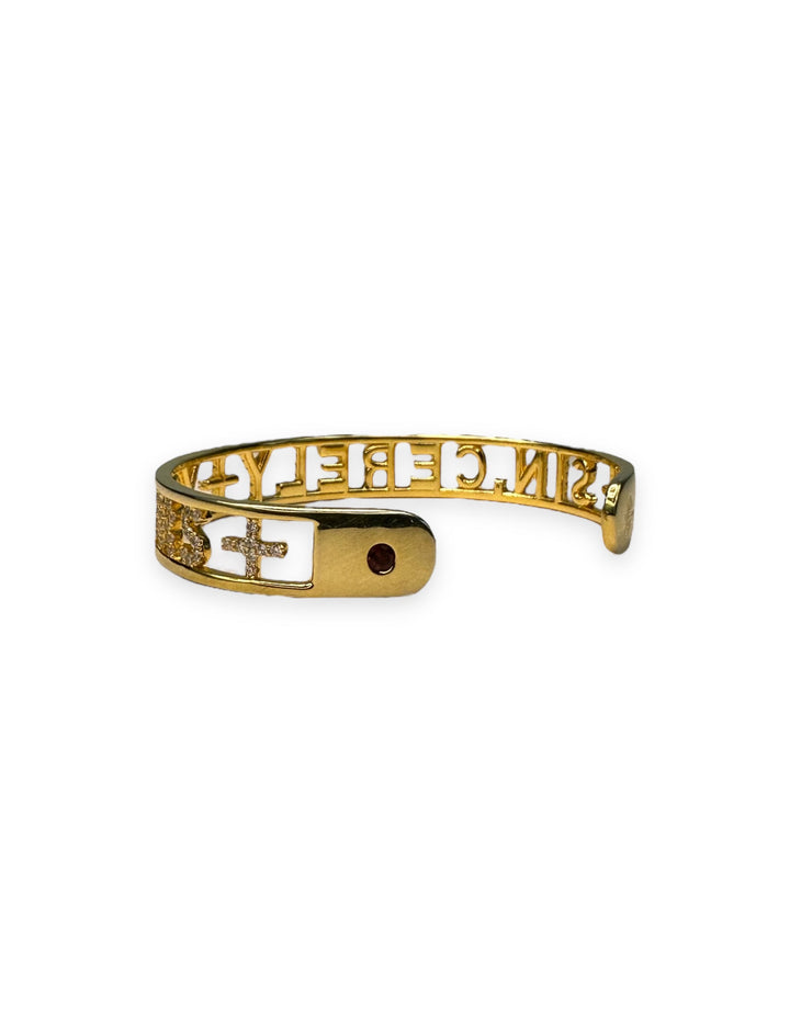 'Sin.cerely Yours' Pavè Cuff