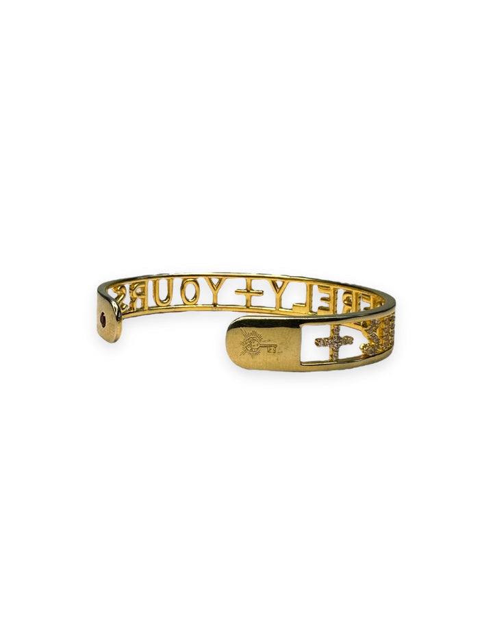 'Sin.cerely Yours' Pavè Cuff