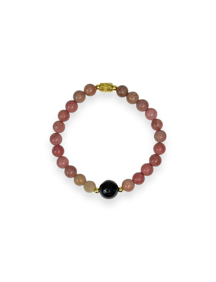 Big Garnet Little Rhodochrosite Sins Lust Bracelet