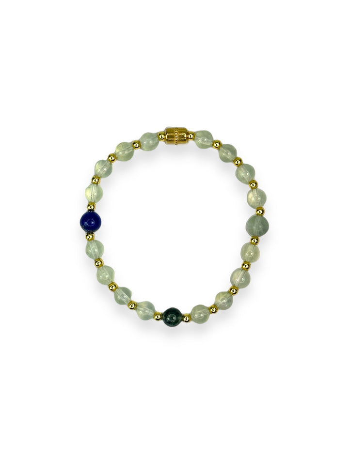 Elements Green Eyed Gaze Prehnite Envy Bracelet