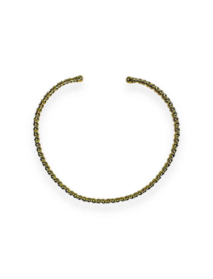 Twisted Choker in Gold