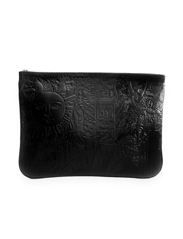 Arcana Leather Pouch - Black