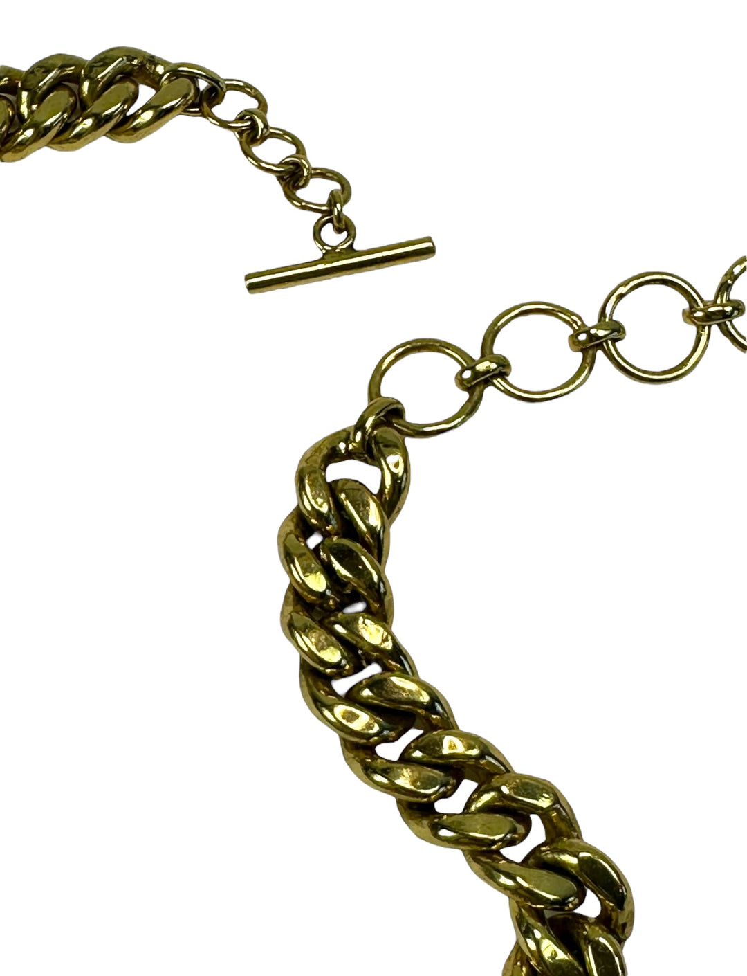 Clawed Curb Chain Necklace in Gold with Black Druzy Agate